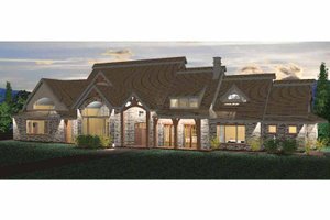 Home Plan - European Exterior - Front Elevation Plan #937-21