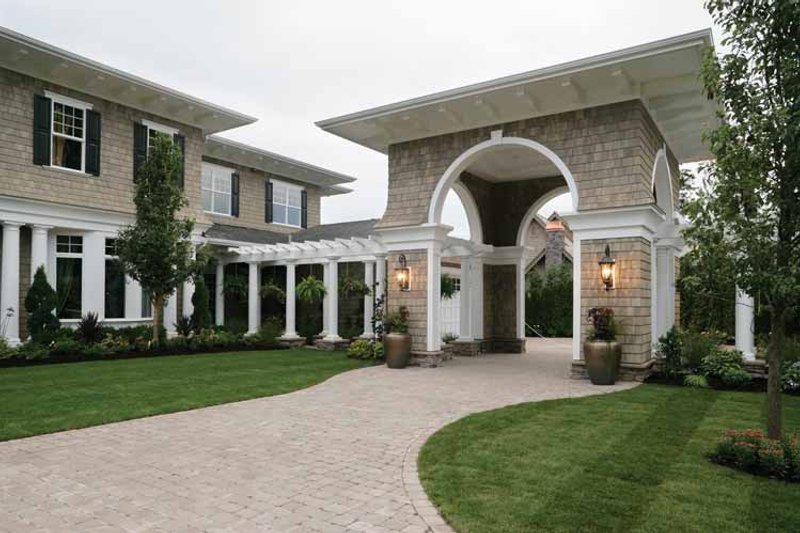 Architectural House Design - Exterior - Front Elevation 6 for Prairie House Plan #132-354 - 4 bed, 6 bath