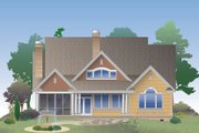 Traditional Style House Plan - 4 Beds 4 Baths 2974 Sq/Ft Plan #929-1014 