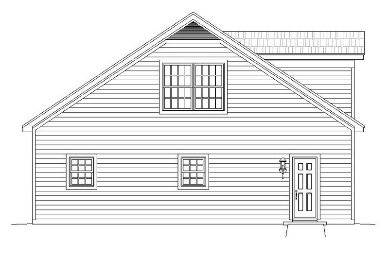 House Blueprint - Exterior - Other Elevation for Country House Plan #932-244, 0 bath