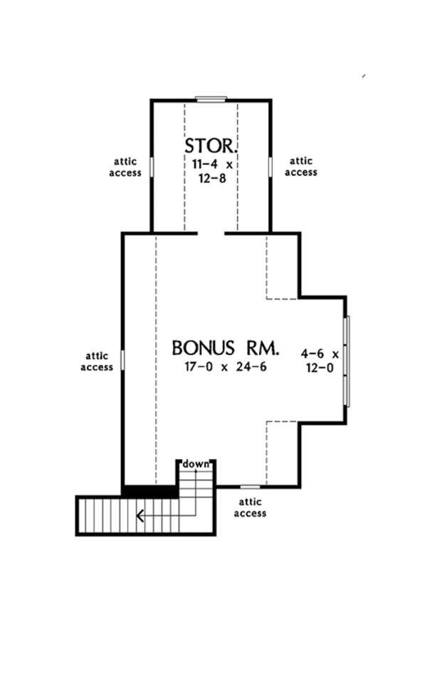 Home Plan - Ranch Floor Plan - Other Floor Plan #929-1019