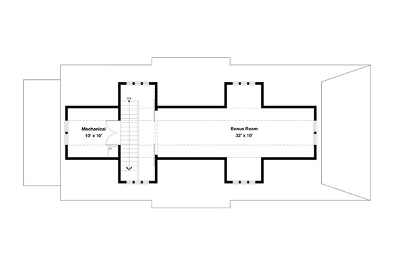 Floor Plan - Other Floor for Beach House Plan #443-18 - 4 bed, 3 bath