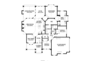 Traditional Style House Plan - 3 Beds 2 Baths 2320 Sq/Ft Plan #132-543 Floor 