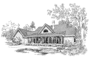 Country Style House Plan - 4 Beds 2.5 Baths 2563 Sq/Ft Plan #929-203 