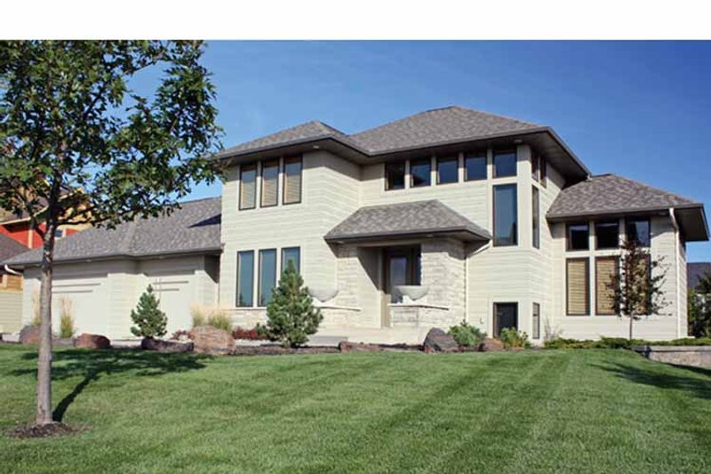 Dream House Plan - Prairie Exterior - Front Elevation Plan #51-1113