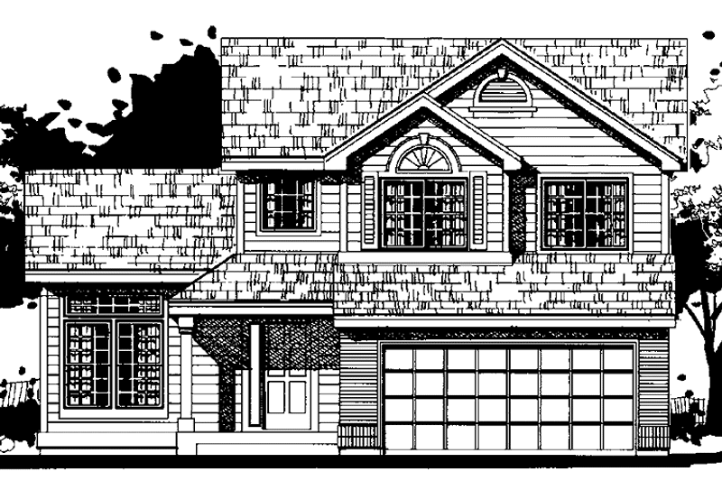 Home Plan - Exterior - Front Elevation 3 for Country House Plan #300-131 - 3 bed, 2.5 bath