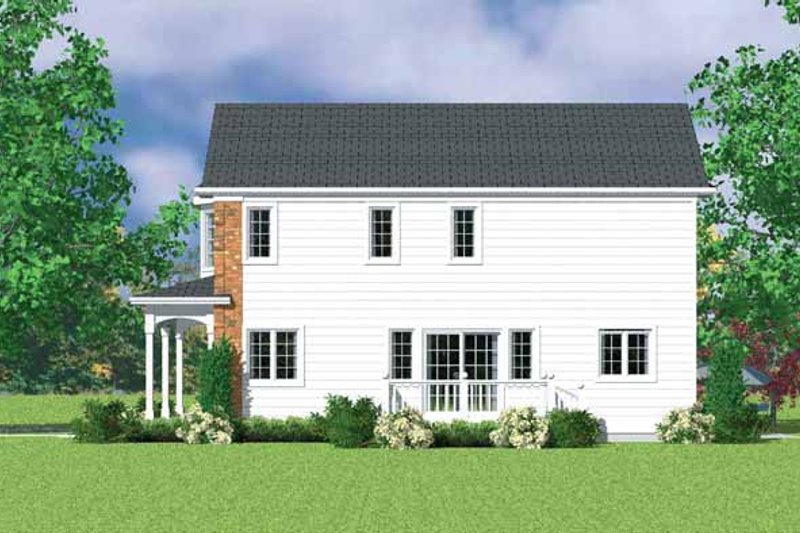 House Blueprint - Exterior - Other Elevation for Country House Plan #72-1111 - 3 bed, 2.5 bath