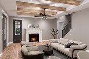 Farmhouse Style House Plan - 5 Beds 3.5 Baths 3472 Sq/Ft Plan #932-1295 