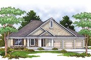 Classical Style House Plan - 3 Beds 2 Baths 1904 Sq/Ft Plan #70-1376 
