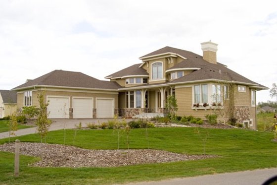 Exterior - Other Elevation for Traditional House Plan #56-595 - 4 bed, 3.5 bath