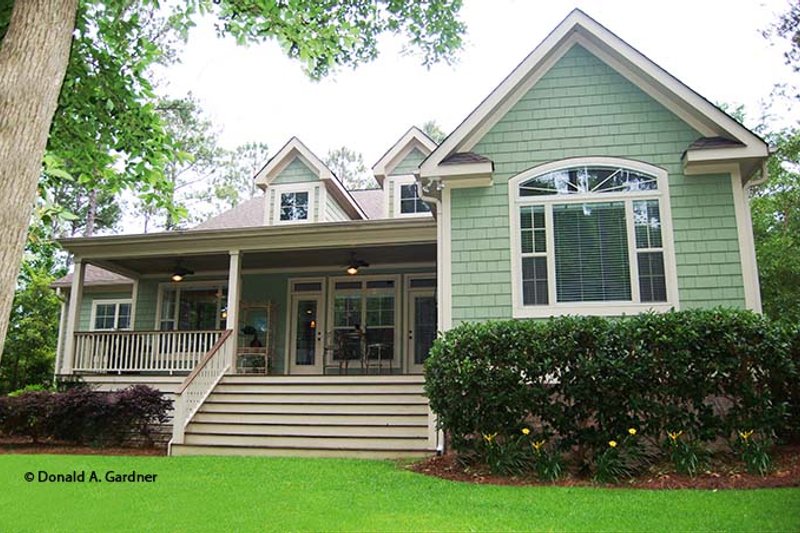 House Plan Design - Exterior - Rear Elevation 1 for Ranch House Plan #929-745 - 3 bed, 2 bath