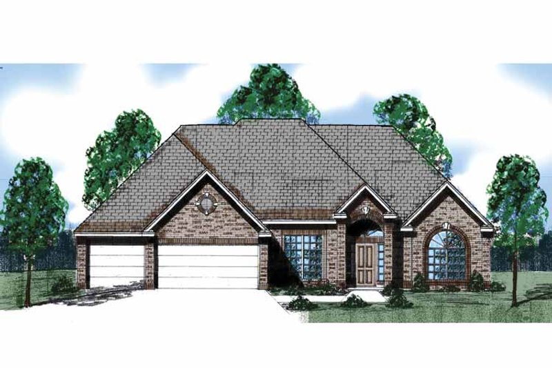 Home Plan - Exterior - Front Elevation 3 for Country House Plan #52-279 - 4 bed, 3.5 bath