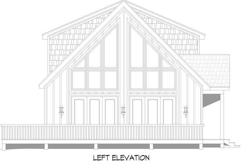 House Design - Exterior - Other Elevation for Country House Plan #932-1094 - 3 bed, 2.5 bath
