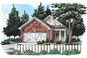 Bungalow Exterior - Front Elevation Plan #927-292