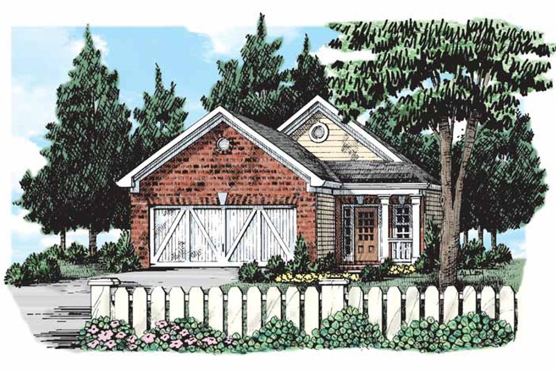 Home Plan - Bungalow Exterior - Front Elevation Plan #927-292