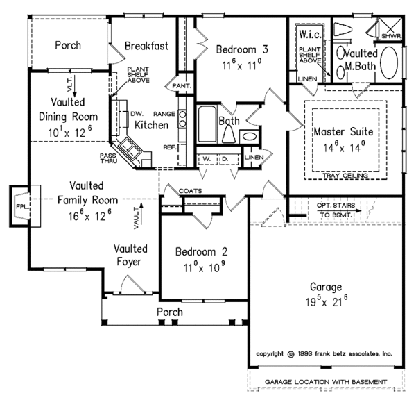 House Design - Country Floor Plan - Main Floor Plan #927-50