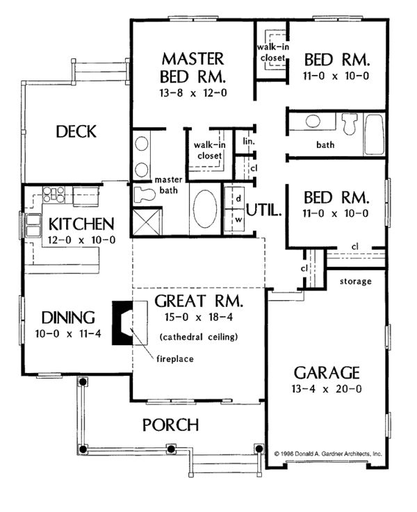 Architectural House Design - Country Floor Plan - Main Floor Plan #929-256