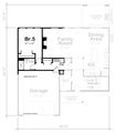 Contemporary Style House Plan - 4 Beds 2.5 Baths 2198 Sq/Ft Plan #20-2476 