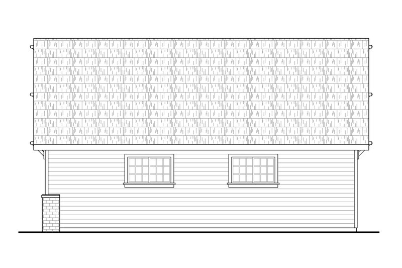 House Blueprint - Exterior - Other Elevation 1 for Craftsman House Plan #124-1239, 0 bath