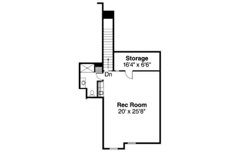 Home Plan - Floor Plan - Upper Floor for Ranch House Plan #124-668 - 3 bed, 3 bath