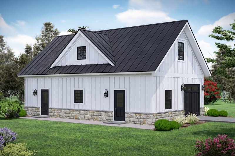 Country Style House Plan - 0 Beds 0 Baths 716 Sq/Ft Plan #932-1311