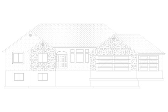 Exterior - Front Elevation 5 for Traditional House Plan #1060-100 - 3 bed, 2.5 bath