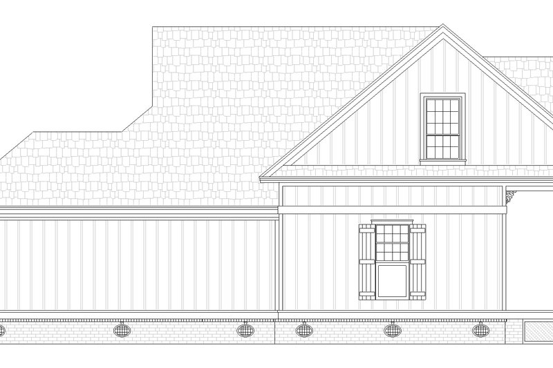 Architectural House Design - Exterior - Other Elevation for Cottage House Plan #45-610 - 2 bed, 2 bath