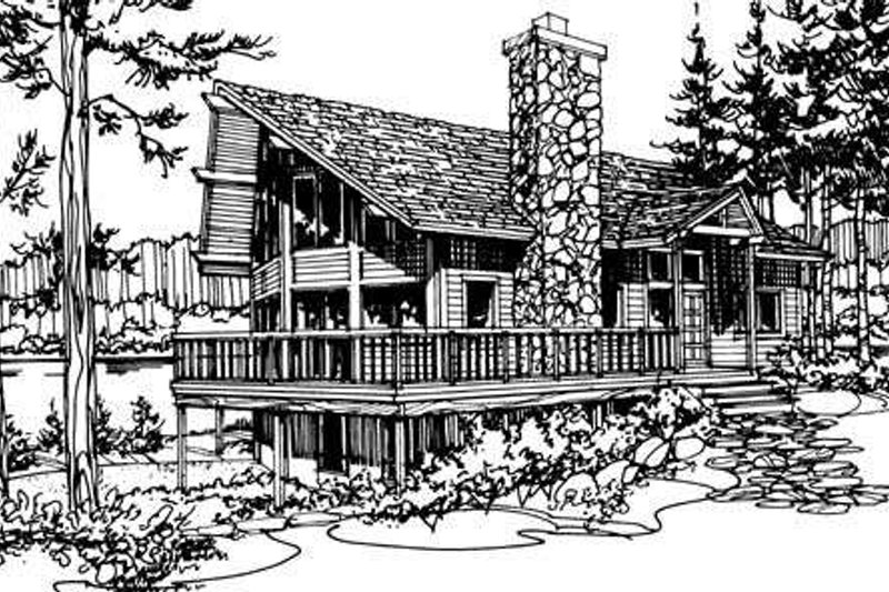 Architectural House Design - Exterior - Other Elevation for Bungalow House Plan #320-155 - 3 bed, 2 bath