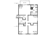 House Plan - 4 Beds 2.5 Baths 1912 Sq/Ft Plan #72-205 