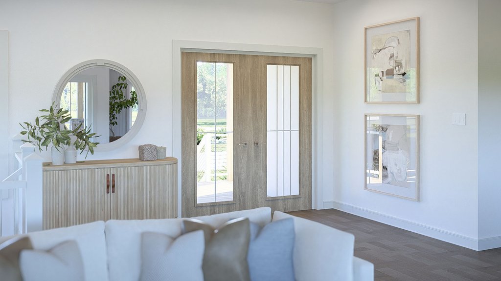Interior - Entry for Beach House Plan #455-779 - 2 bed, 2.5 bath