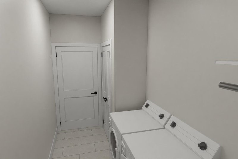House Blueprint - Interior - Laundry for Barndominium House Plan #1109-27 - 3 bed, 2.5 bath