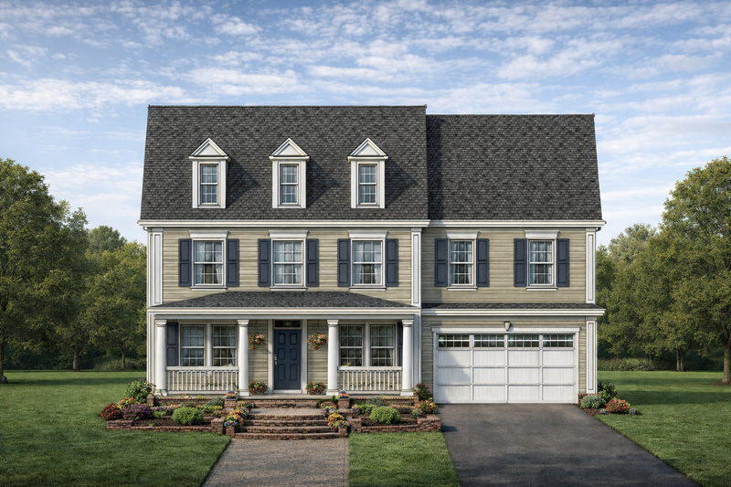 Home Plan - Traditional Exterior - Front Elevation Plan #20-1841