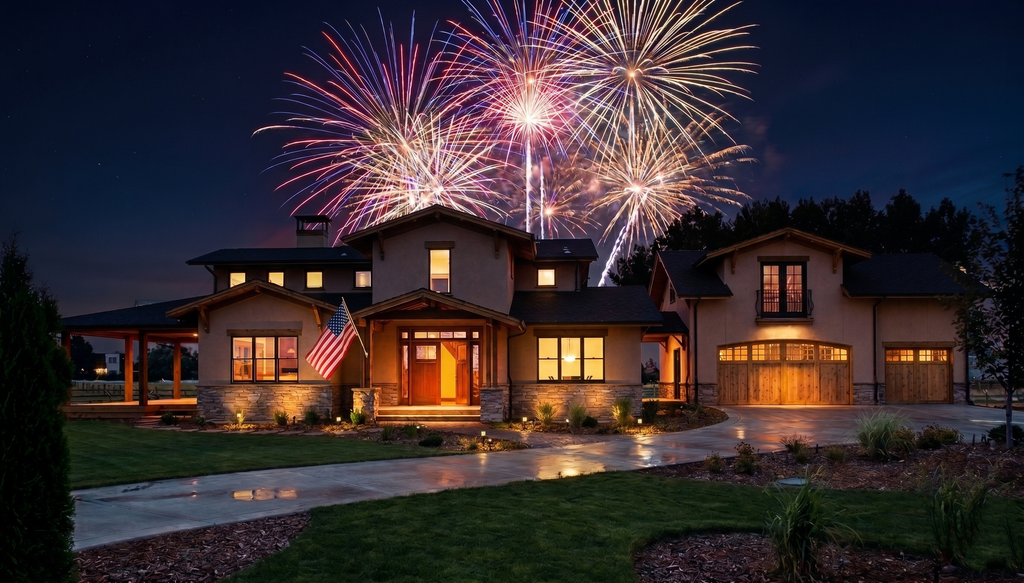 Exterior - Front Elevation 2 for Craftsman House Plan #1042-1 - 4 bed, 3.5 bath