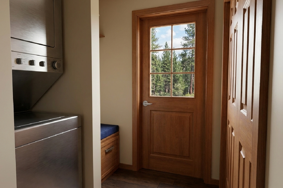 Interior - Laundry for Country House Plan #126-131 - 3 bed, 1 bath