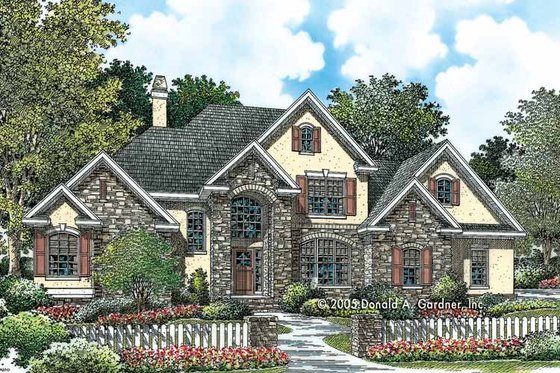 Exterior - Front Elevation 3 for Traditional House Plan #929-782 - 3 bed, 2.5 bath