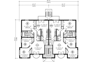 Floor Plan - Other Floor for European House Plan #25-305 - 3 bed, 1 bath