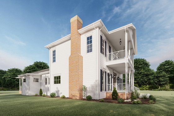 Exterior - Other Elevation 8 for Southern House Plan #1092-58 - 5 bed, 3.5 bath