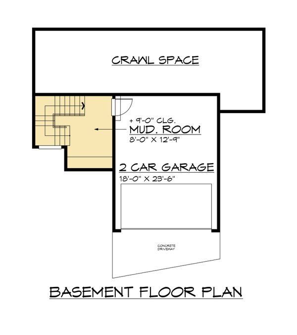 House Design - Contemporary Floor Plan - Lower Floor Plan #1066-293