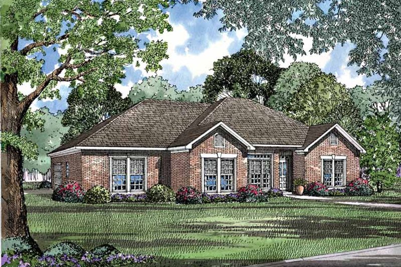 House Plan Design - Ranch Exterior - Front Elevation Plan #17-3175