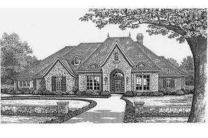 House Plan Design - Country Exterior - Front Elevation Plan #310-1248