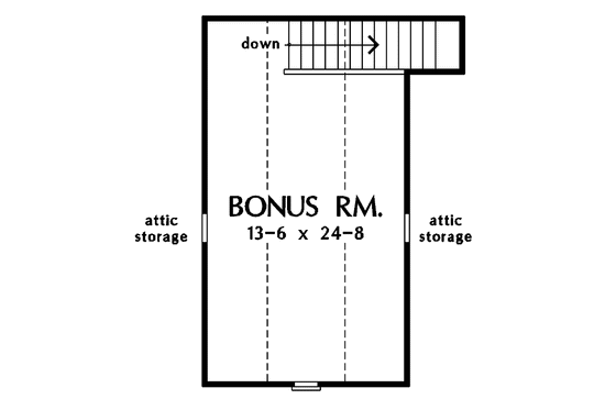 Floor Plan - Other Floor for Country House Plan #929-669 - 3 bed, 2 bath