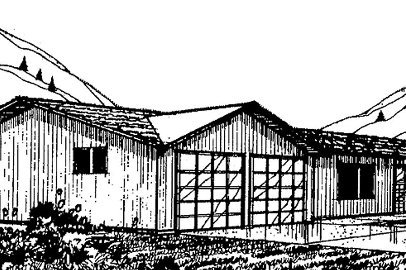 House Plan Design - Ranch Exterior - Front Elevation Plan #60-738