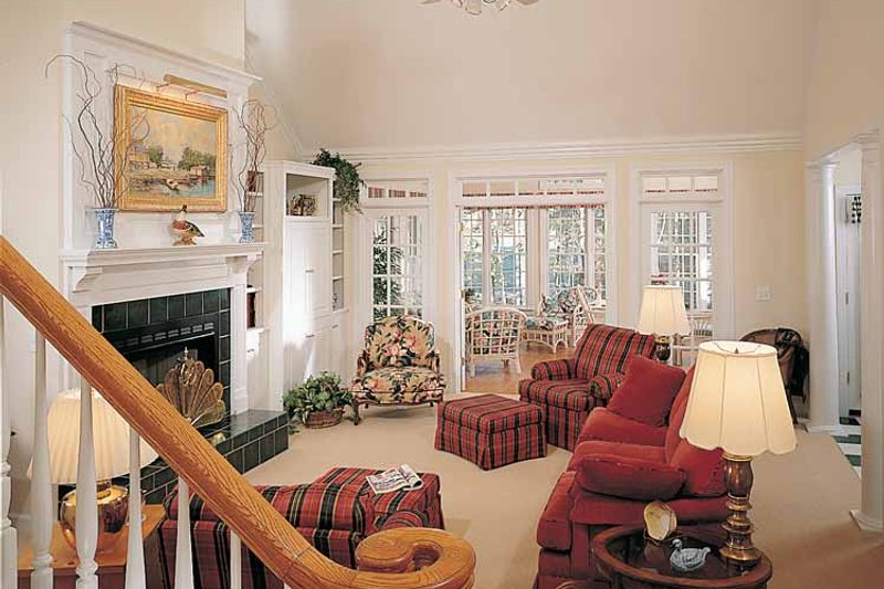 Home Plan - Interior - Family Room for Country House Plan #929-148 - 4 bed, 3 bath