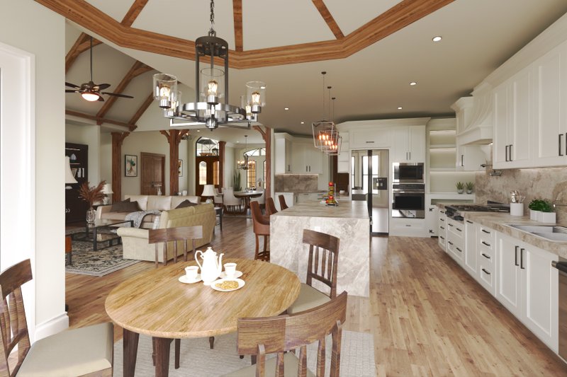 Architectural House Design - Interior - Other 1 for Farmhouse House Plan #54-572 - 4 bed, 4.5 bath