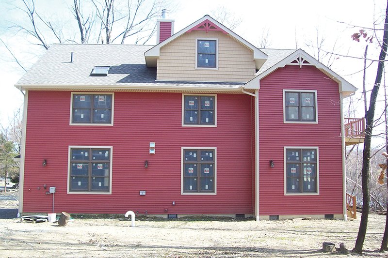 Architectural House Design - Exterior - Rear Elevation for Country House Plan #1061-34 - 3 bed, 2.5 bath