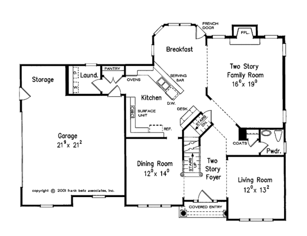 Dream House Plan - Country Floor Plan - Main Floor Plan #927-688