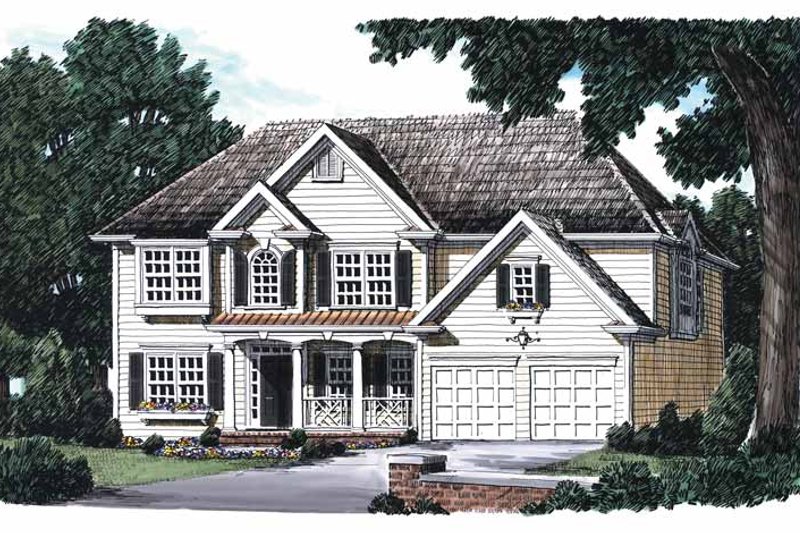 Dream House Plan - Exterior - Front Elevation 3 for Country House Plan #927-257 - 5 bed, 3 bath