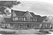 Victorian Style House Plan - 5 Beds 2.5 Baths 2599 Sq/Ft Plan #11-264 