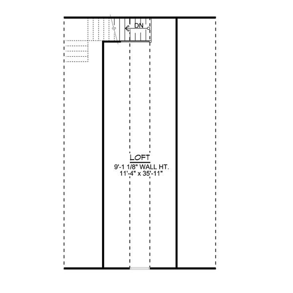 Country Floor Plan - Upper Floor Plan #1064-85