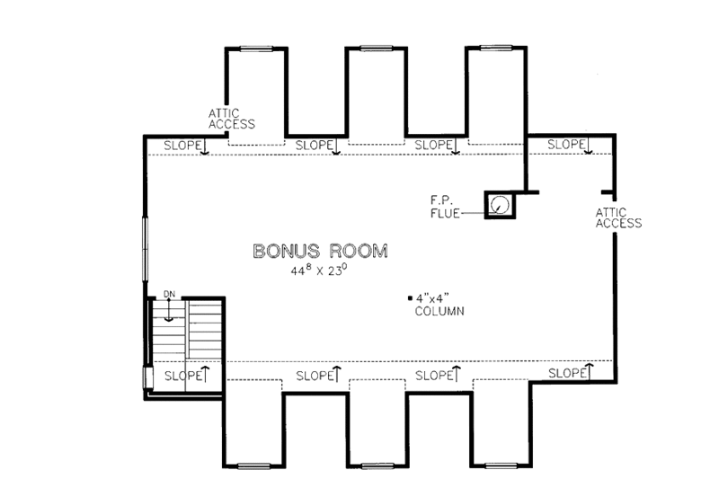 Dream House Plan - Floor Plan - Upper Floor for Country House Plan #472-148 - 3 bed, 2.5 bath